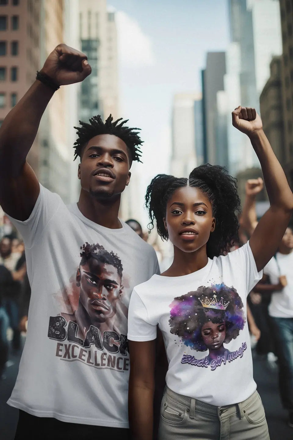 Eco-friendly Damen T-Shirt aus 100 % Baumwolle, Black Lives matter, S-2XL