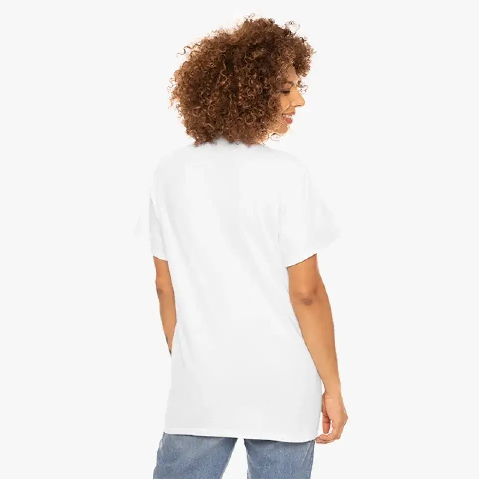 Eco-friendly Damen T-Shirt aus Baumwolle, 80er Jahre Design, S-2XL