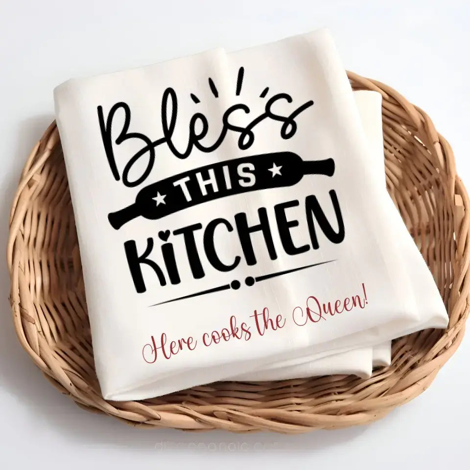 Eco-friendly Küchen-Handtuch aus 100 % Bio Baumwolle, weich natürlich, lustiges Zitat