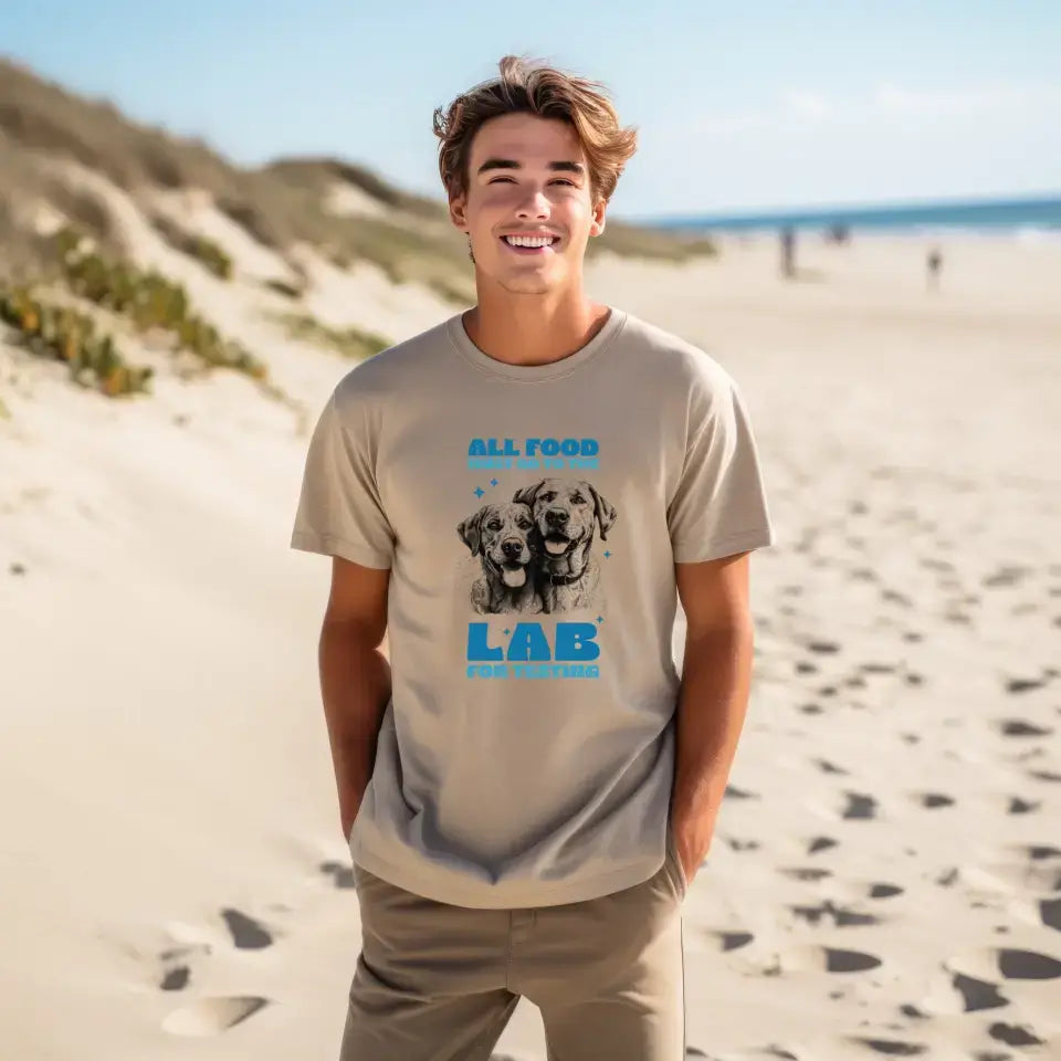 Eco-friendly Herren T-Shirt aus Baumwolle, Retro Hunde, S-2XL