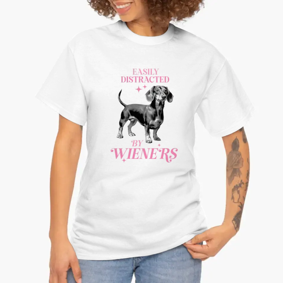 Eco-friendly Damen T-Shirt aus Baumwolle, Retro Hunde, S-2XL