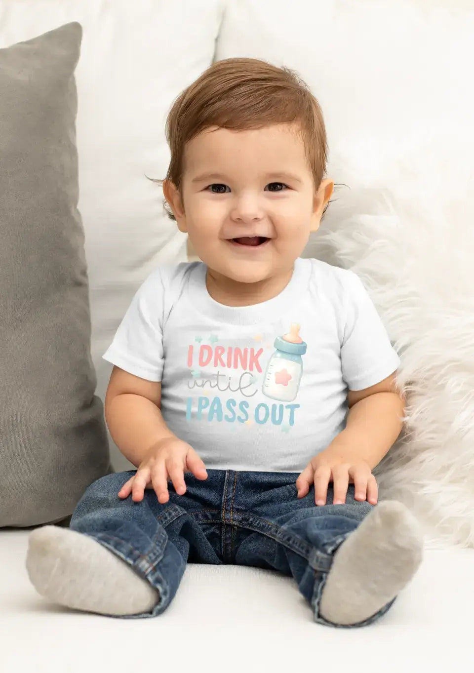 Eco-friendly Baby T-Shirt aus 100 % Baumwolle, Baby Style, NB-18 M